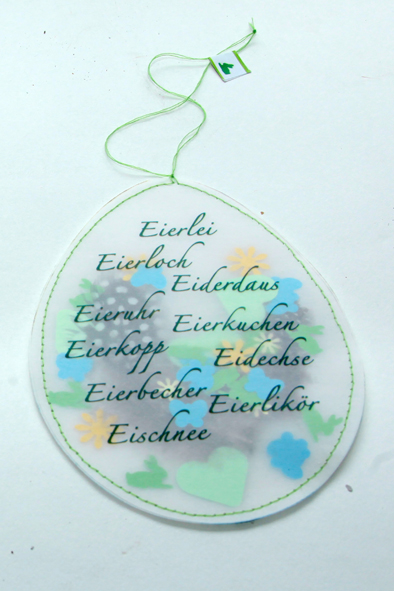 Osterei aus Transparentpapier – Bild 4