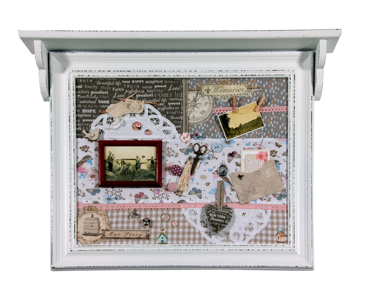 Stoffcollage Ernte